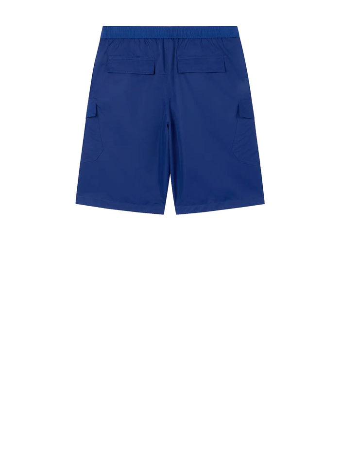Kenzo Shorts Deep Sea Blue Polyamide Polyester