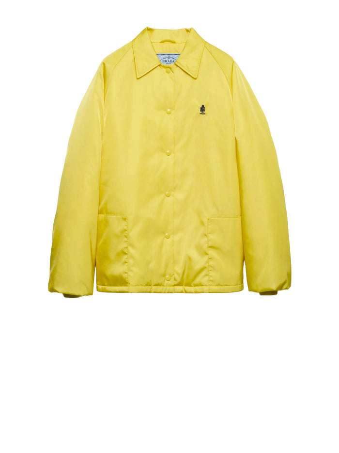 Prada Jackets Yellow Recycled Polyamide