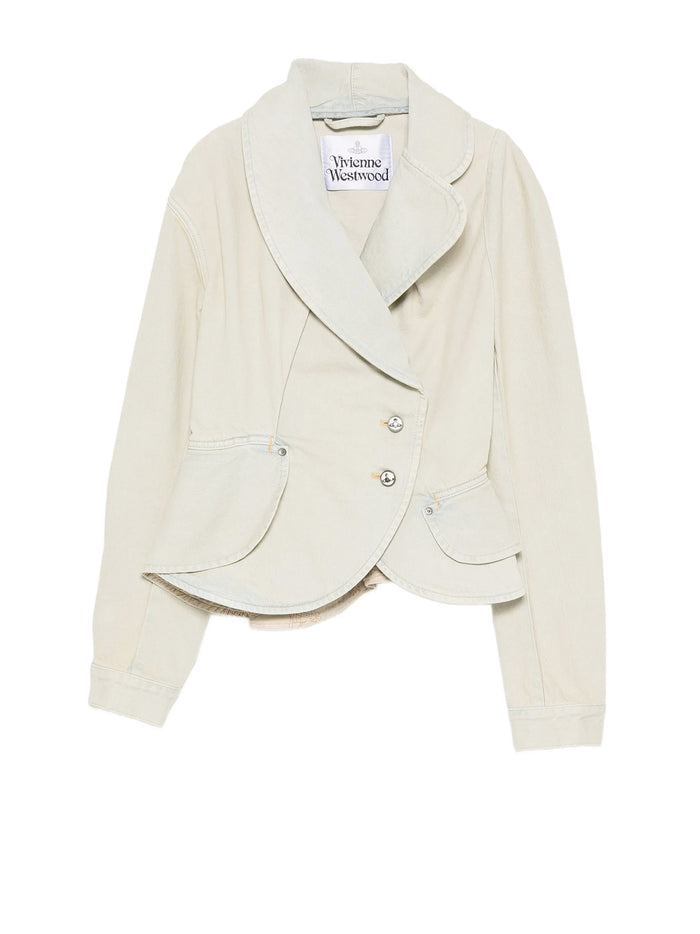 Vivienne Westwood Coats Blue Cotton