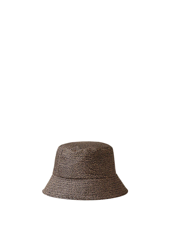 Borbonese Hats Op Naturale/ Nero