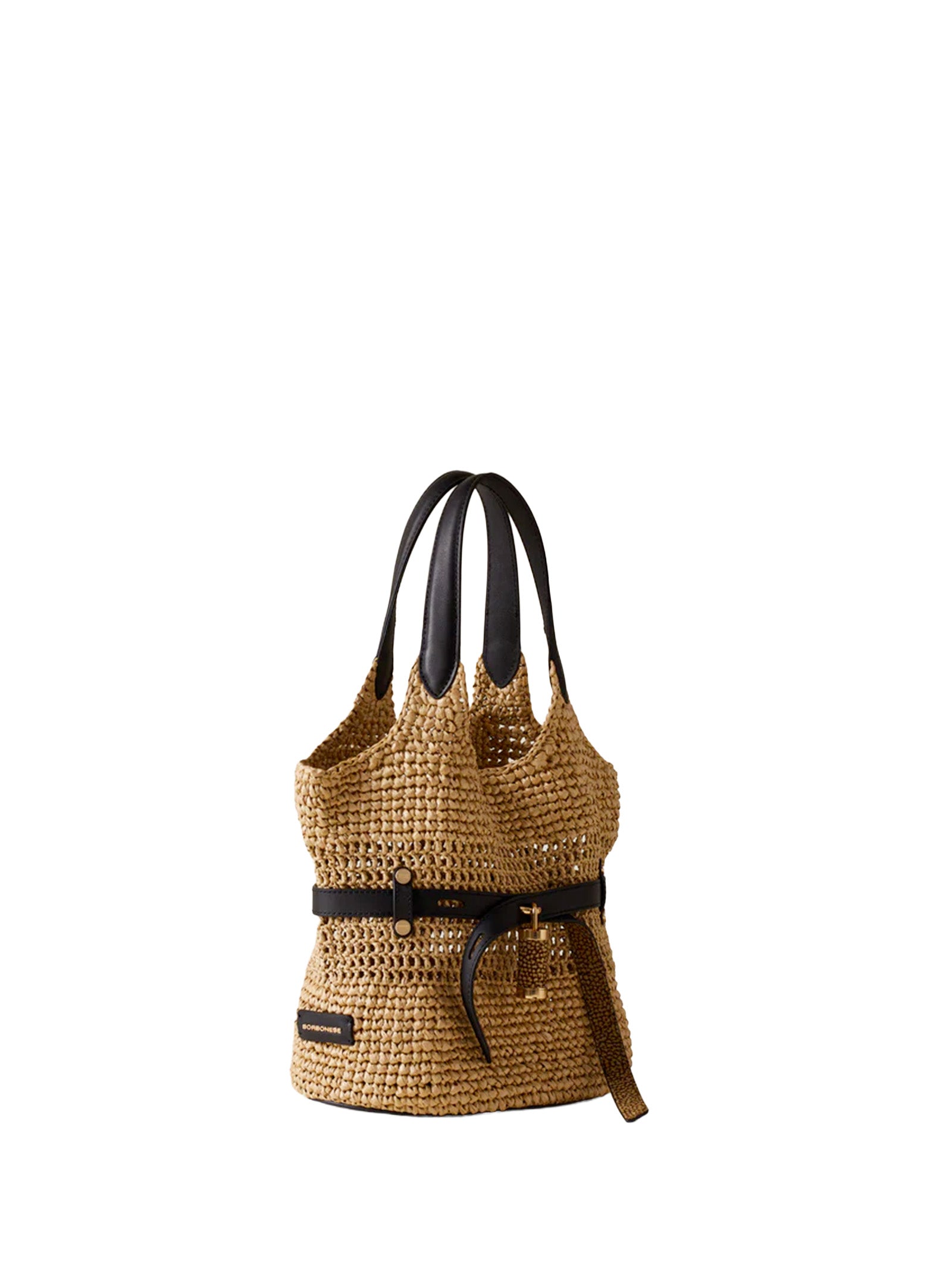 Borbonese Bags Naturale/ Nero