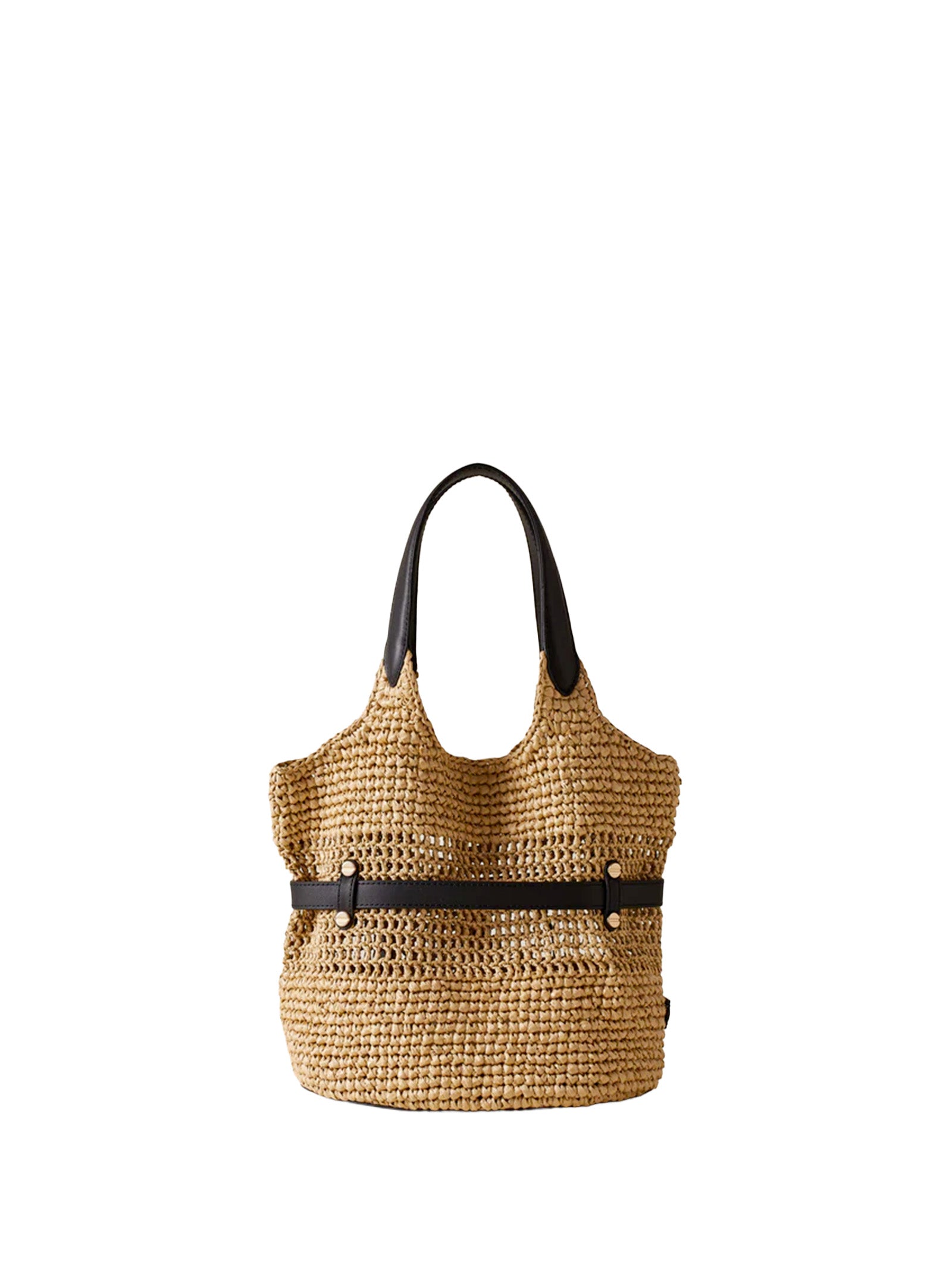 Borbonese Bags Naturale/ Nero