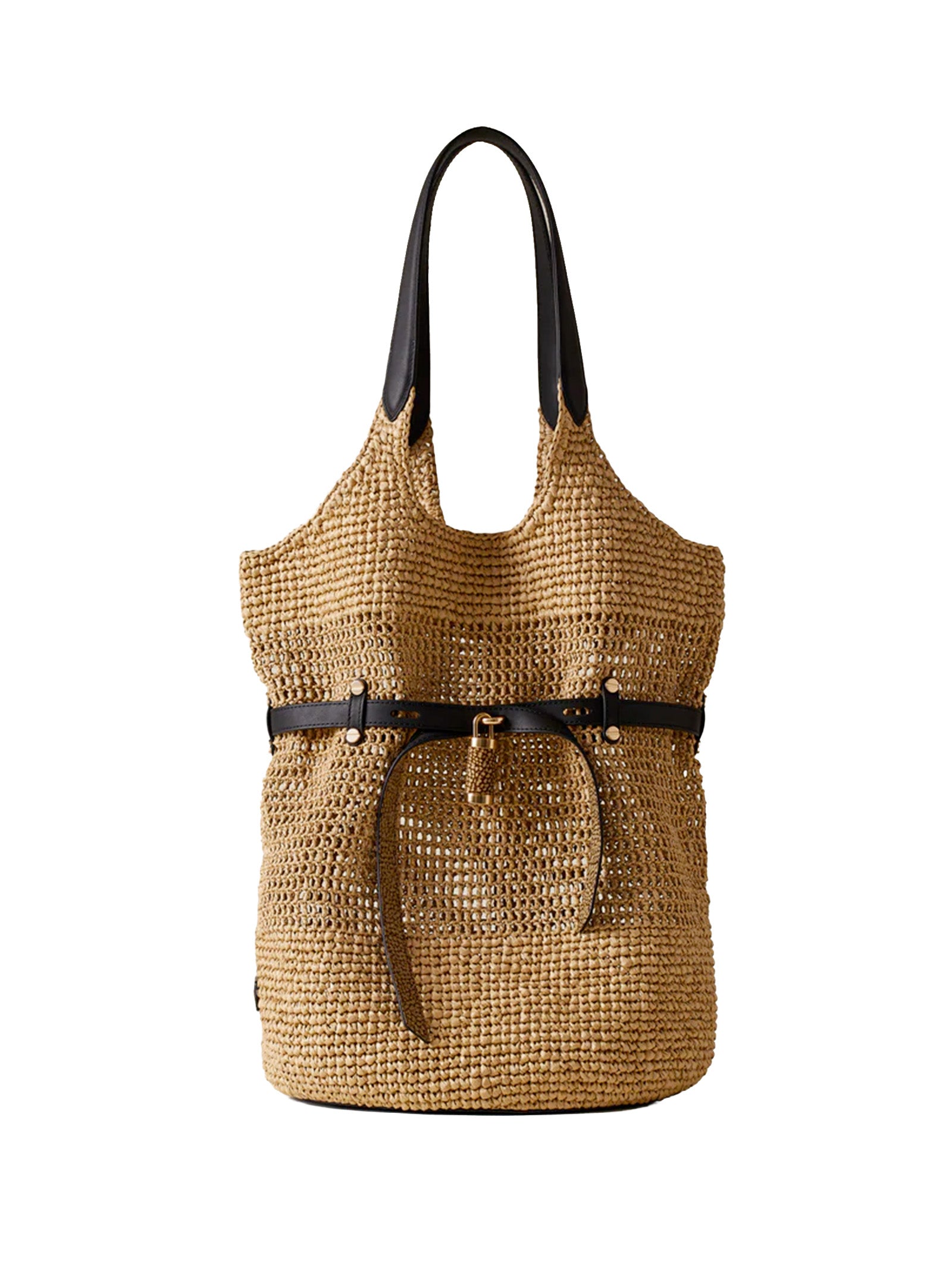 Borbonese Bags Naturale/ Nero