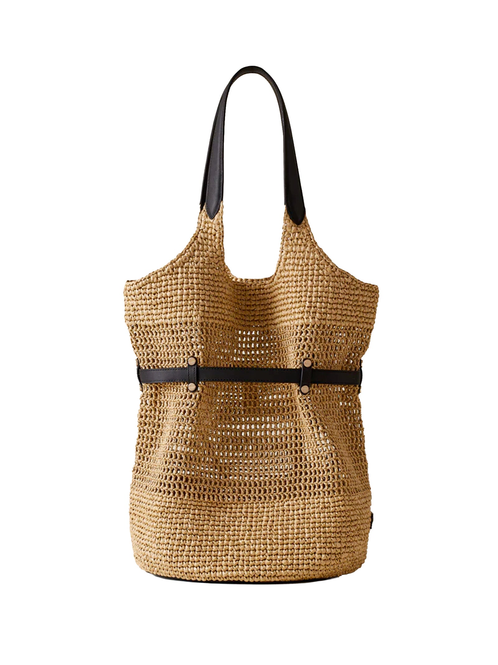 Borbonese Bags Naturale/ Nero