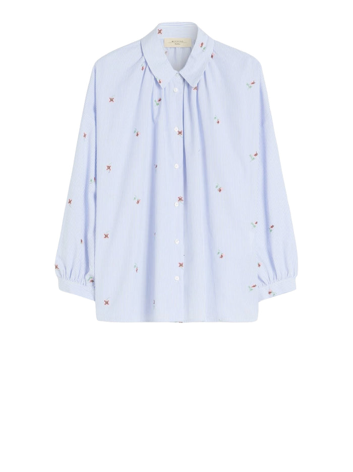Max Mara Weekend Shirts Riga Azzurra Rose