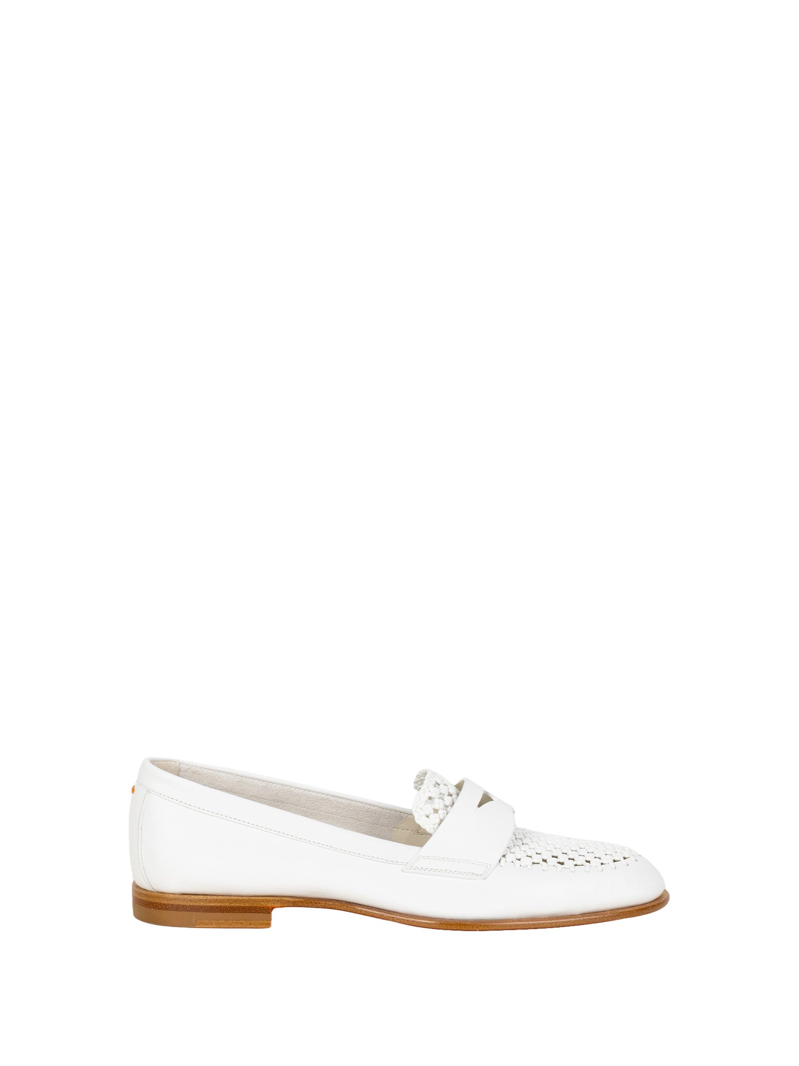 Santoni Sandals White Leather