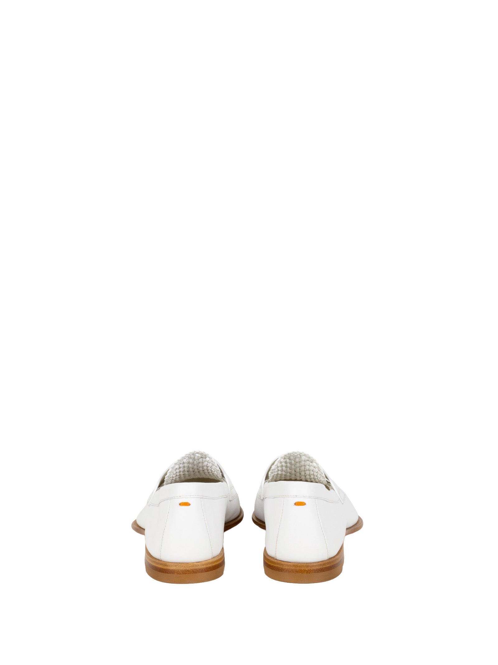 Santoni Sandals White Leather