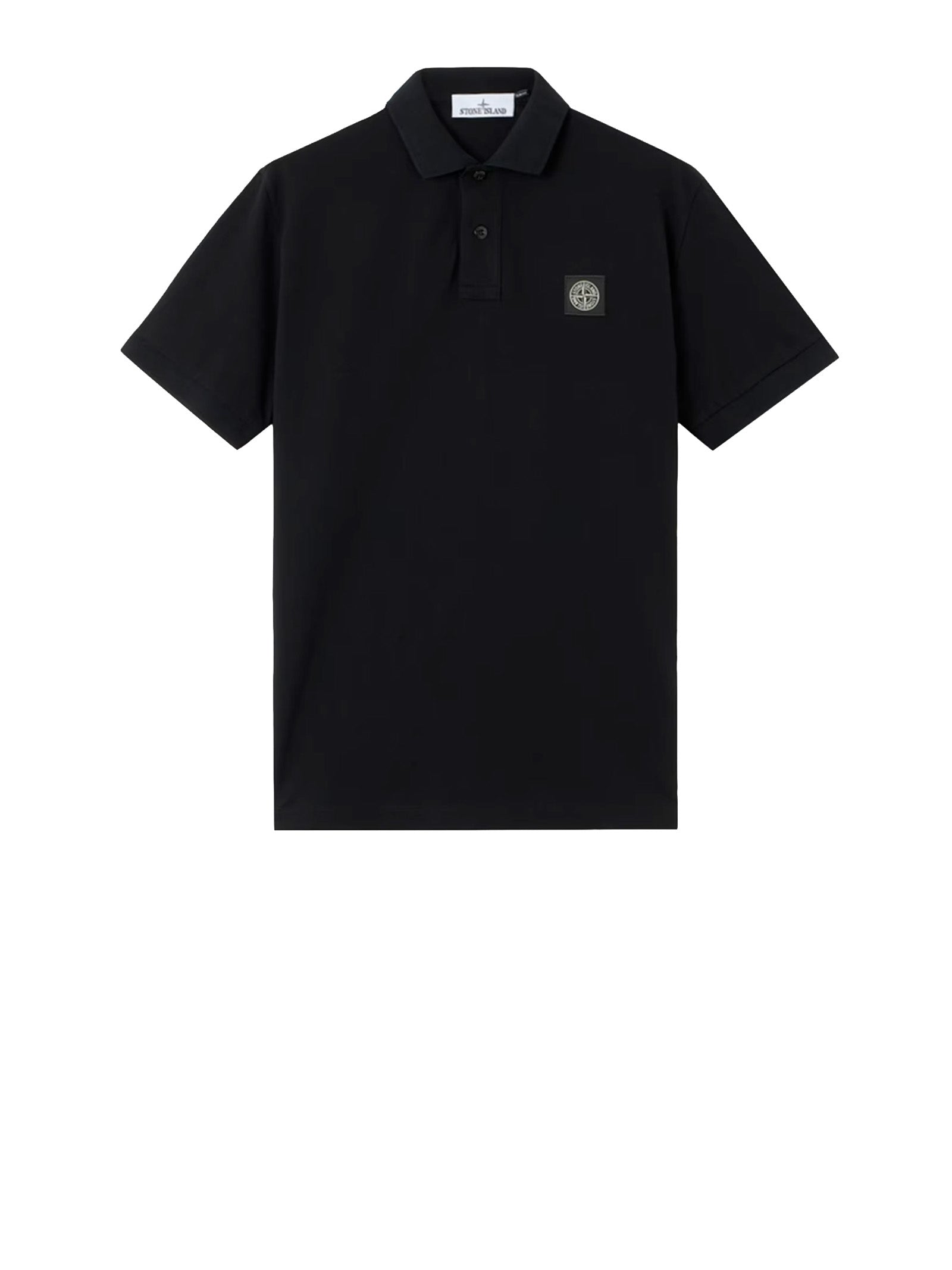 Stone Island T-shirts and Polos Black Elastan + Cotone