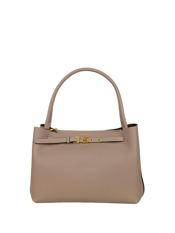 Tods Bags Creta Chiaro Leather