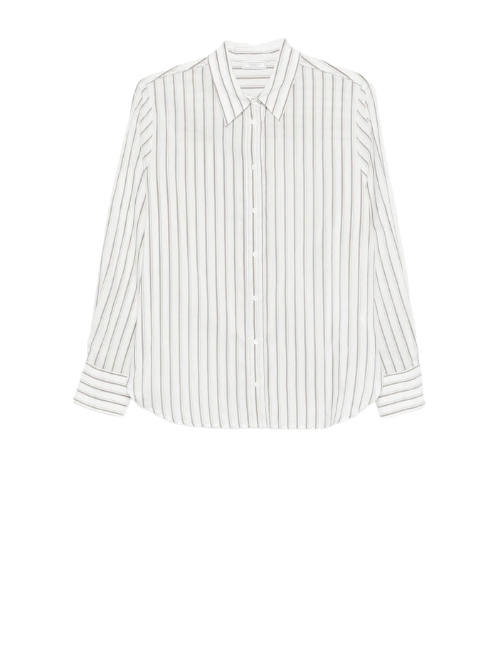 Peserico Shirts Marrone Argilla