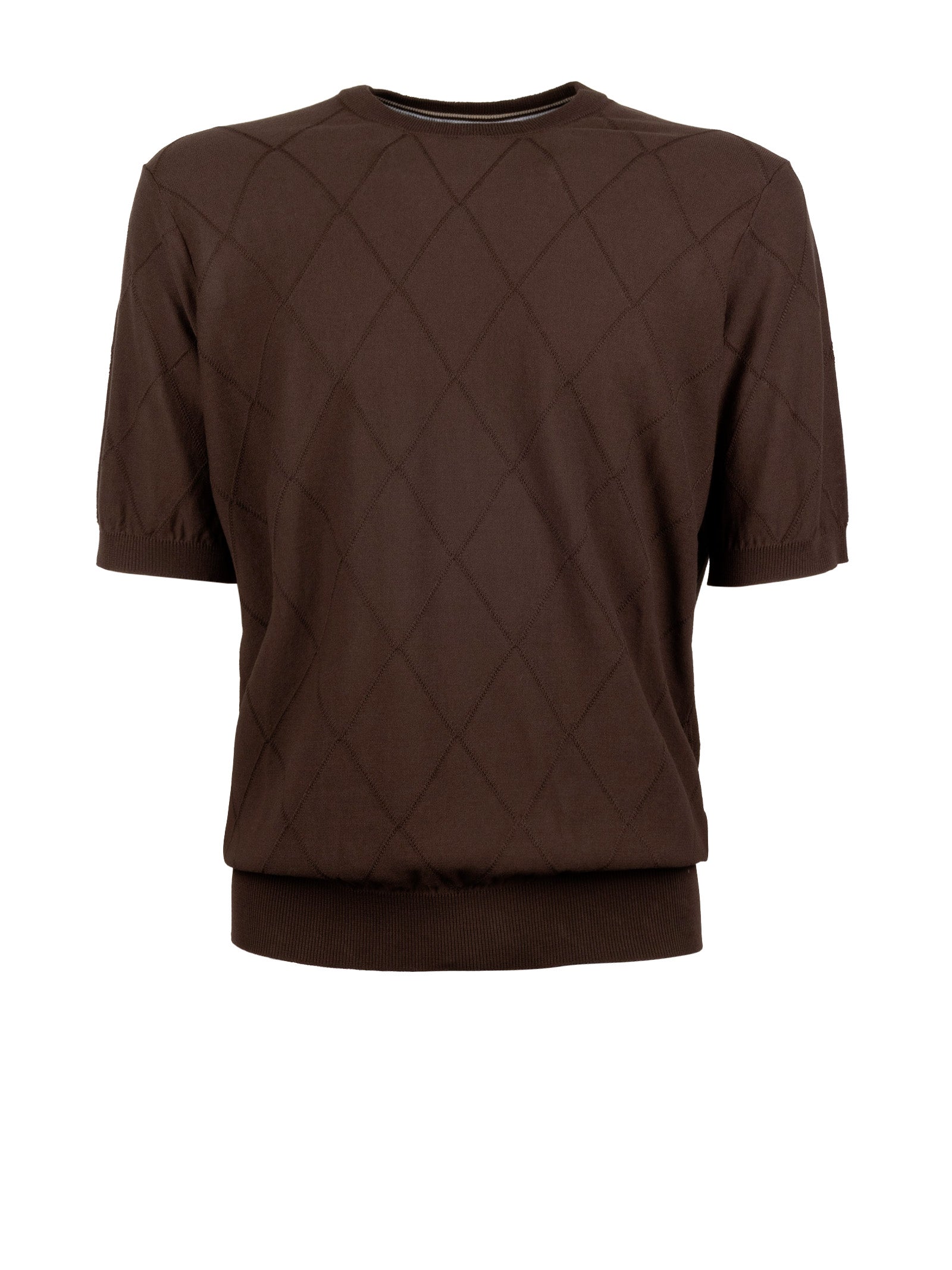 Peserico T-shirts and Polos Marrone Corteccia