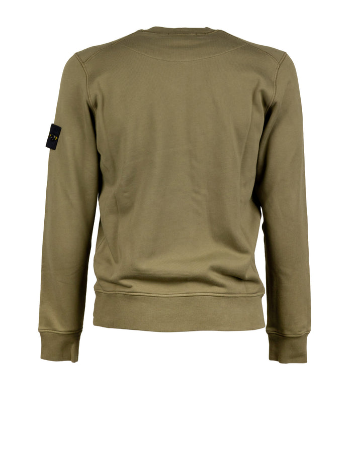Stone Island Sweaters Military Green Cotone