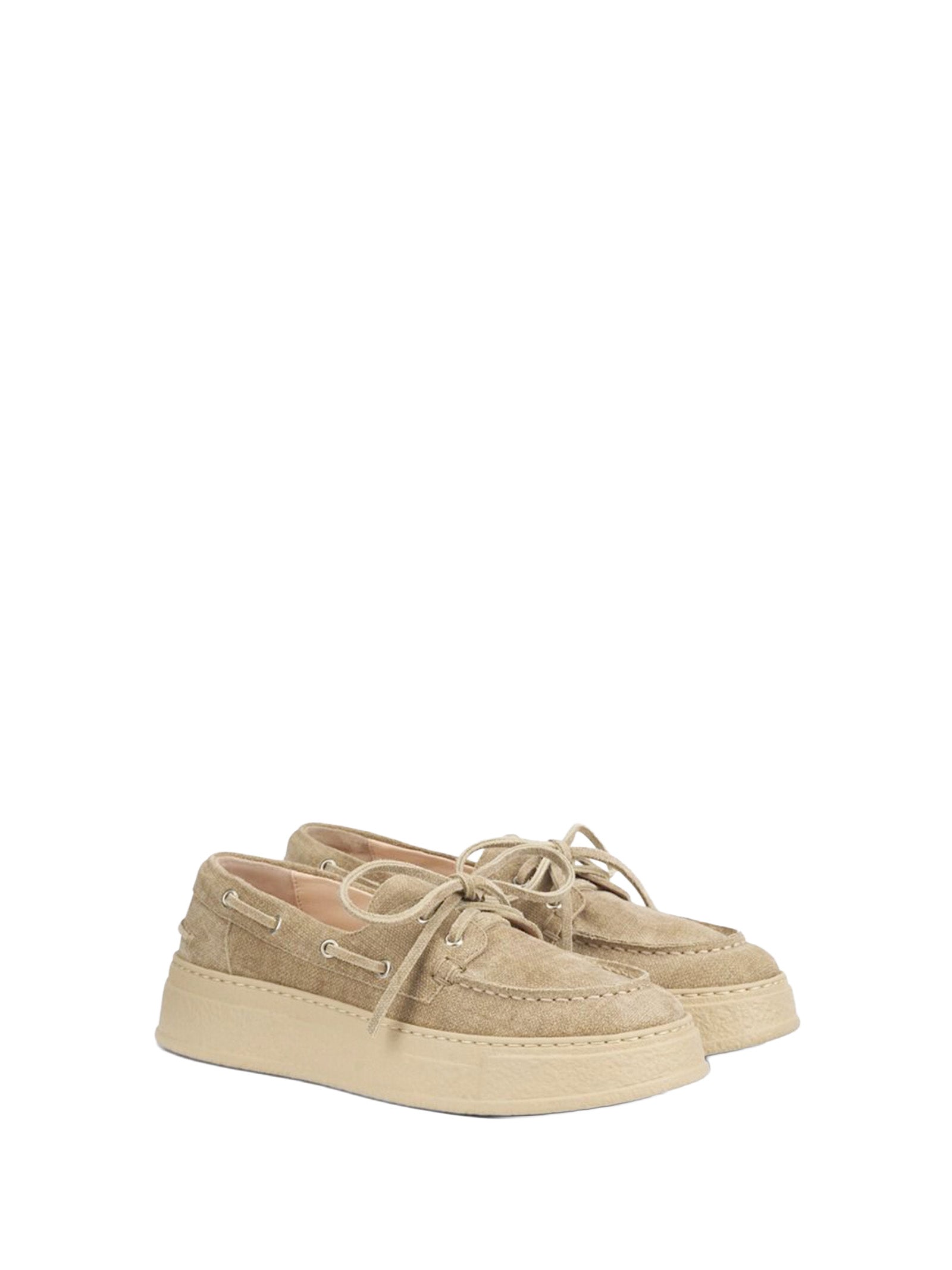 Agl Flat Shoes Ghibli Beige