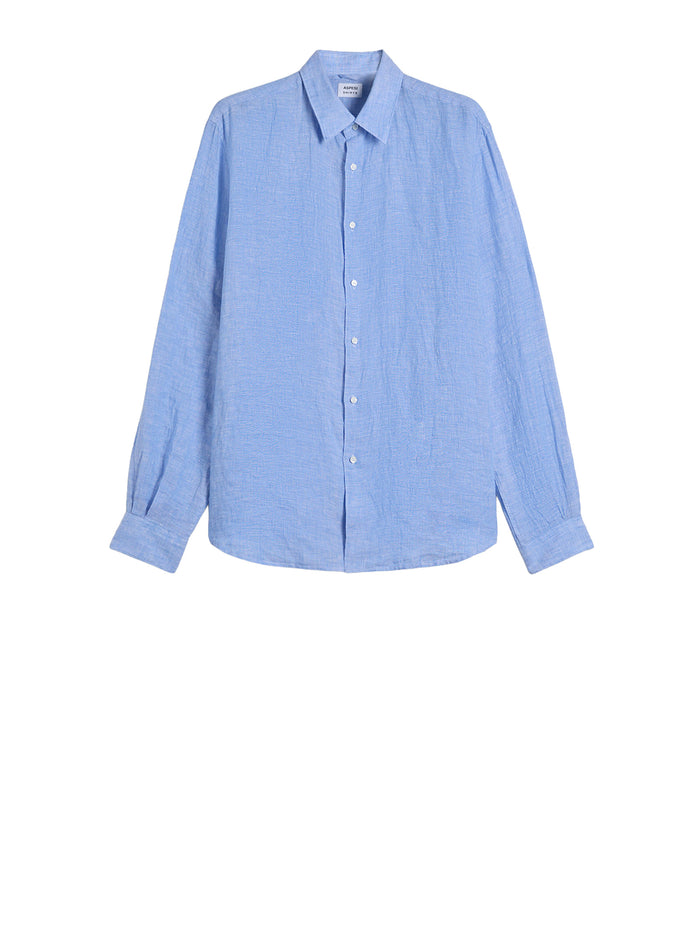 Aspesi Shirts Clear Blue
