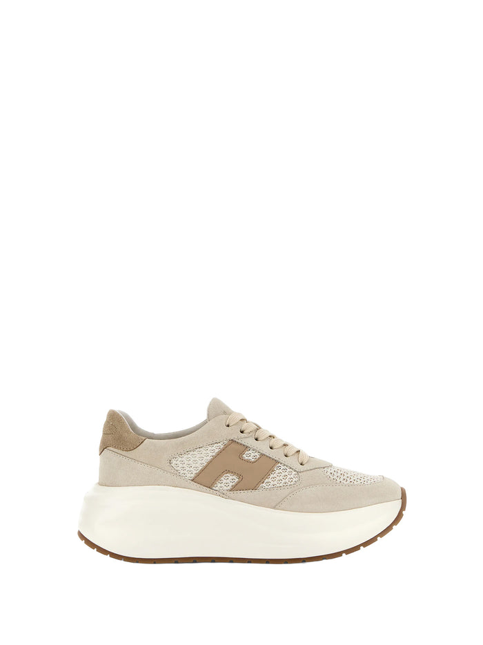 Hogan Sneakers Beige Leather