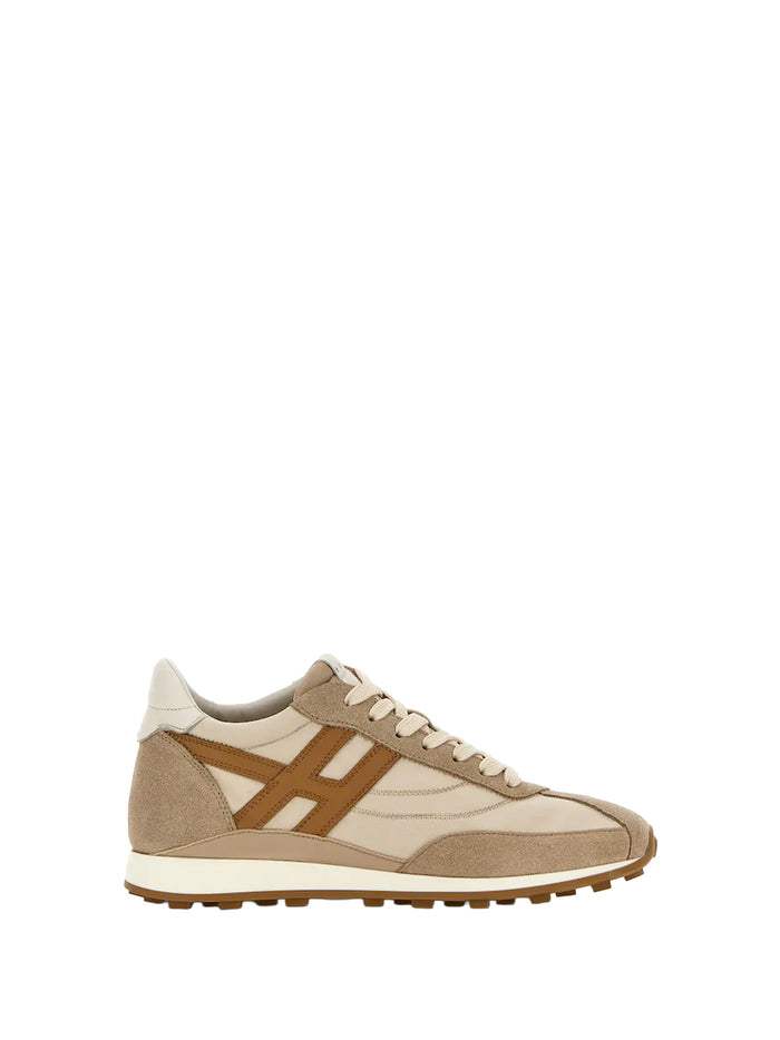 Hogan Sneakers Beige Leather