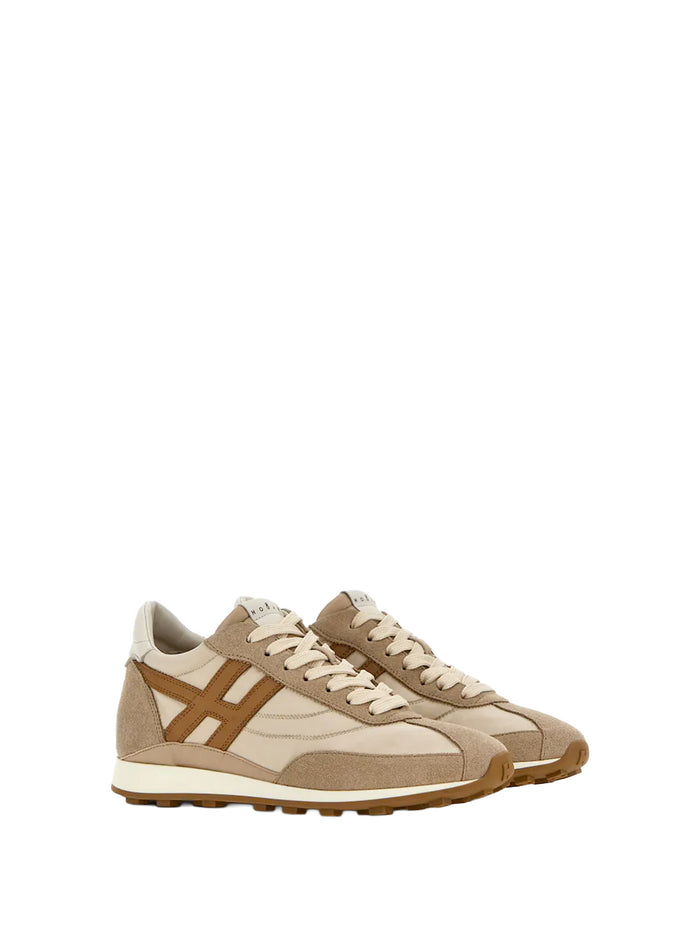 Hogan Sneakers Beige Leather
