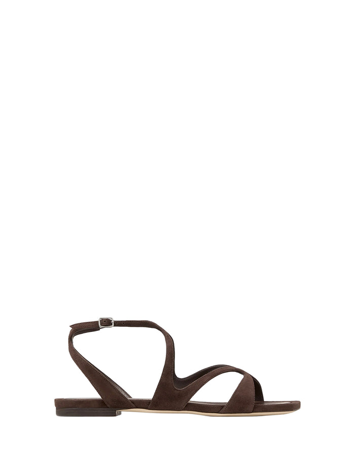Jimmy Choo Sandals Brown Suede