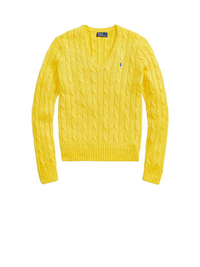 Polo Ralph Lauren Sweaters Trainer Yellow Cotton