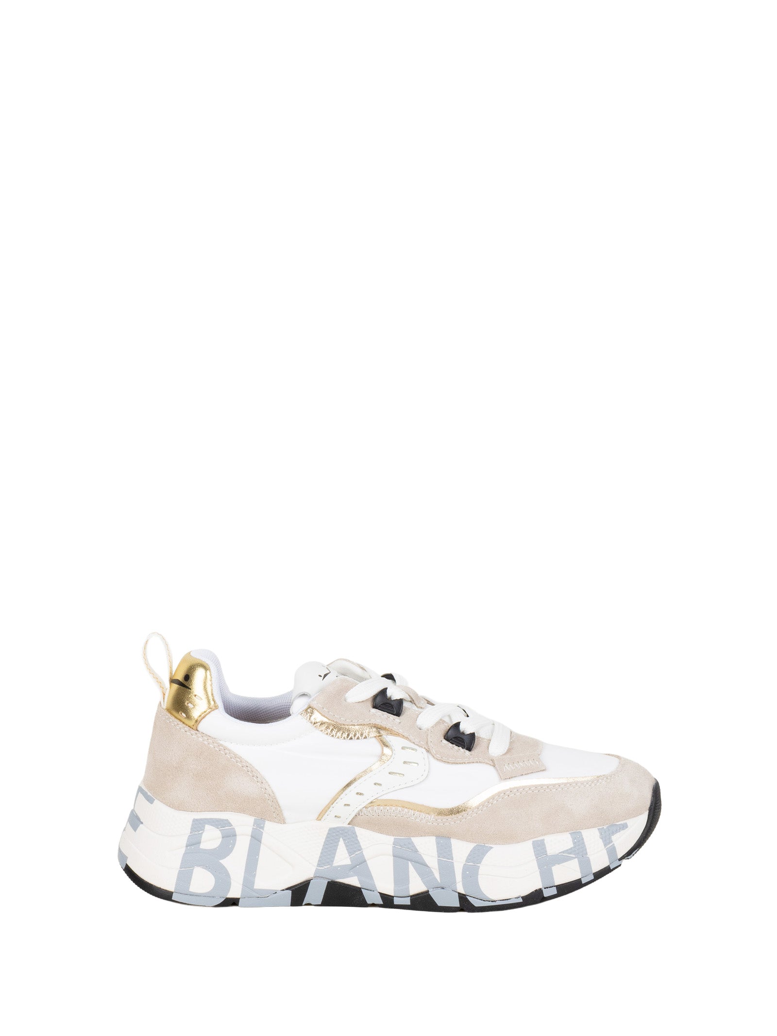 Voile Blanche Sneakers Bianco Oro