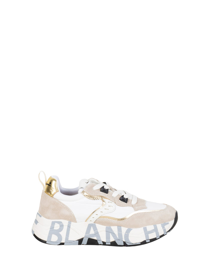 Voile Blanche Sneakers Bianco Oro