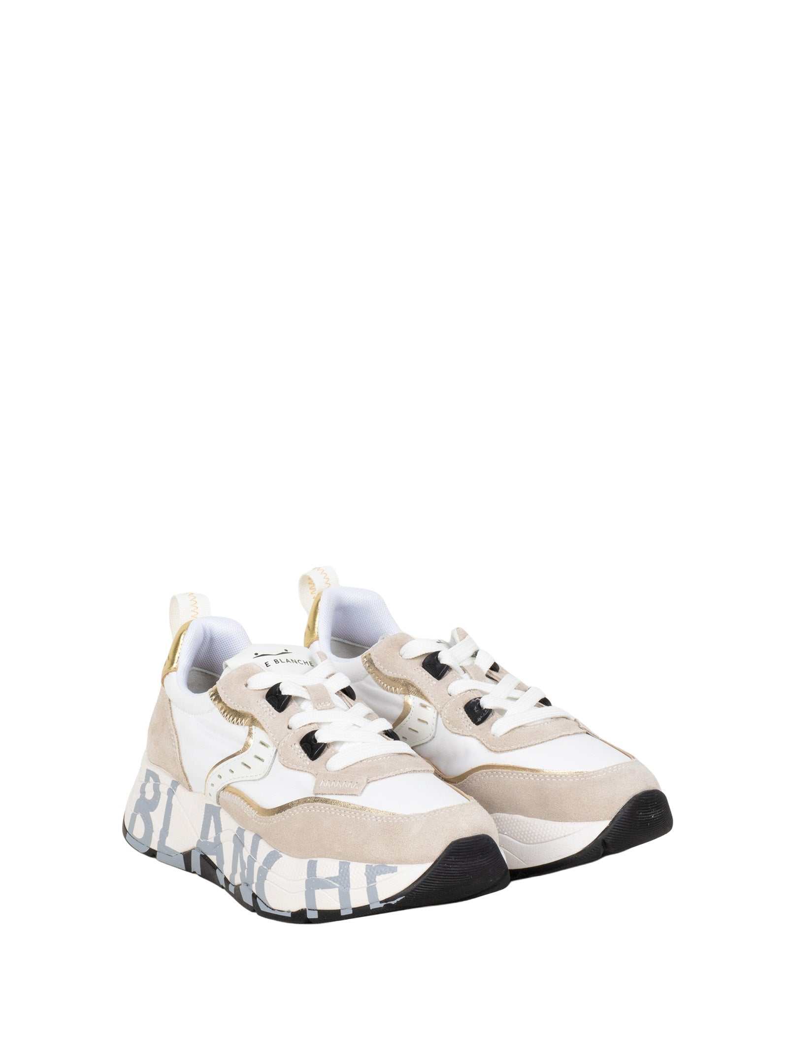 Voile Blanche Sneakers Bianco Oro
