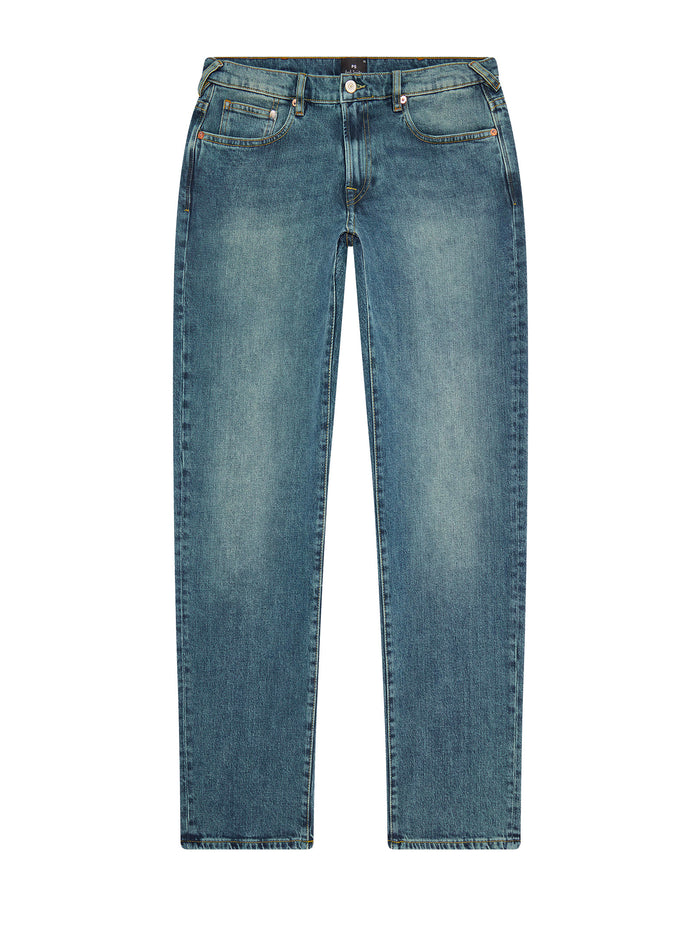 Paul Smith Jeans Blue Cotton Polyurethane