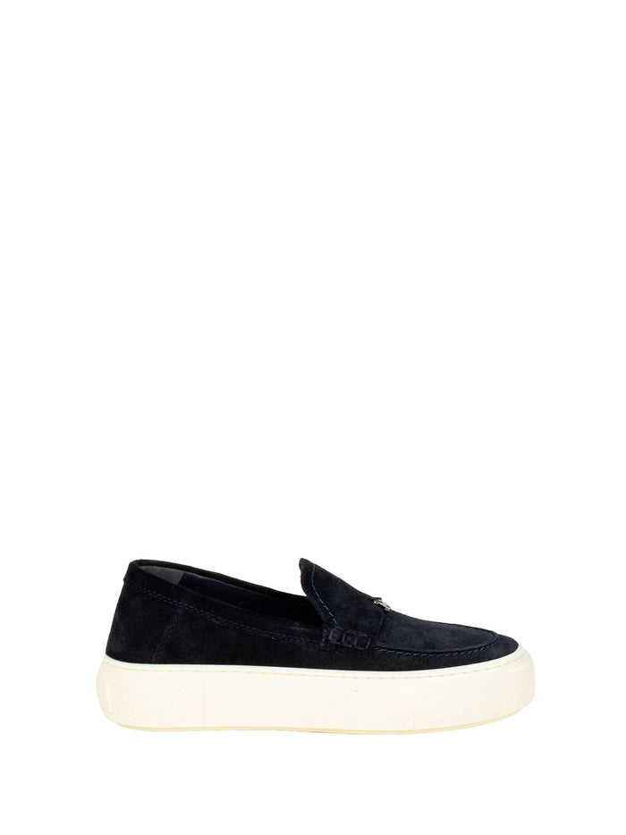 Hogan Sandals Blue Leather