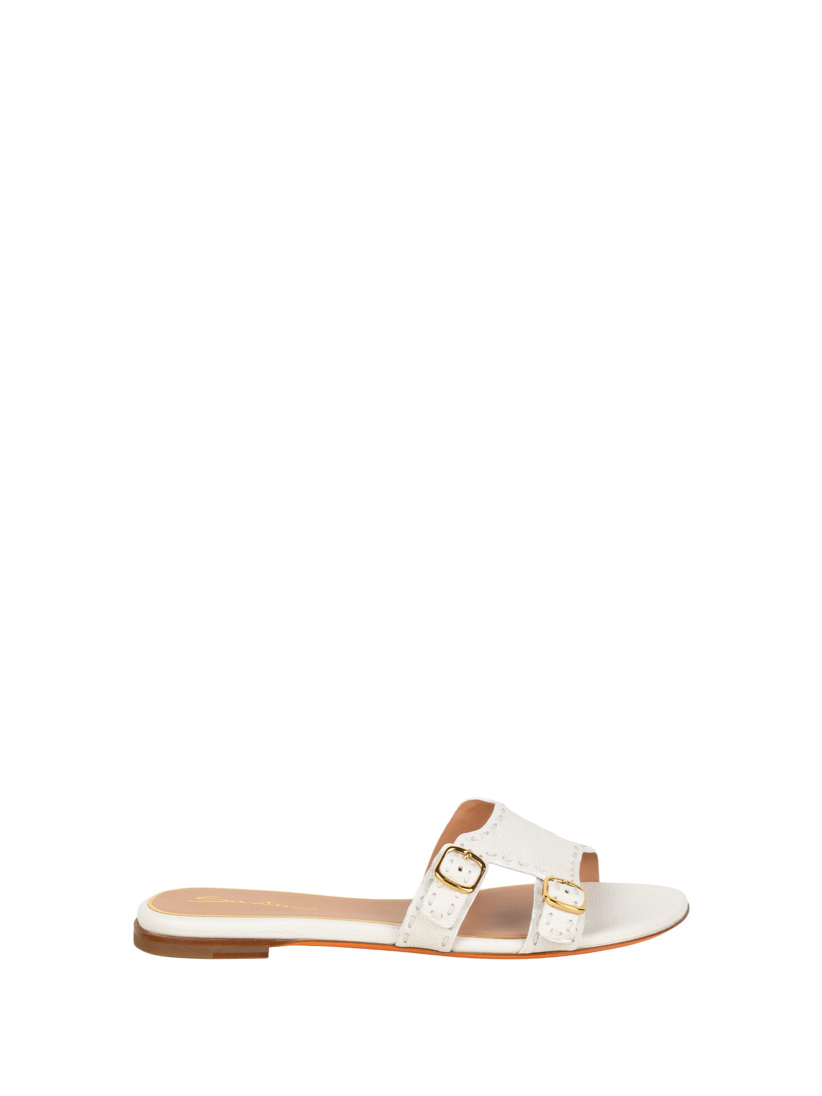 Santoni Sandals White
