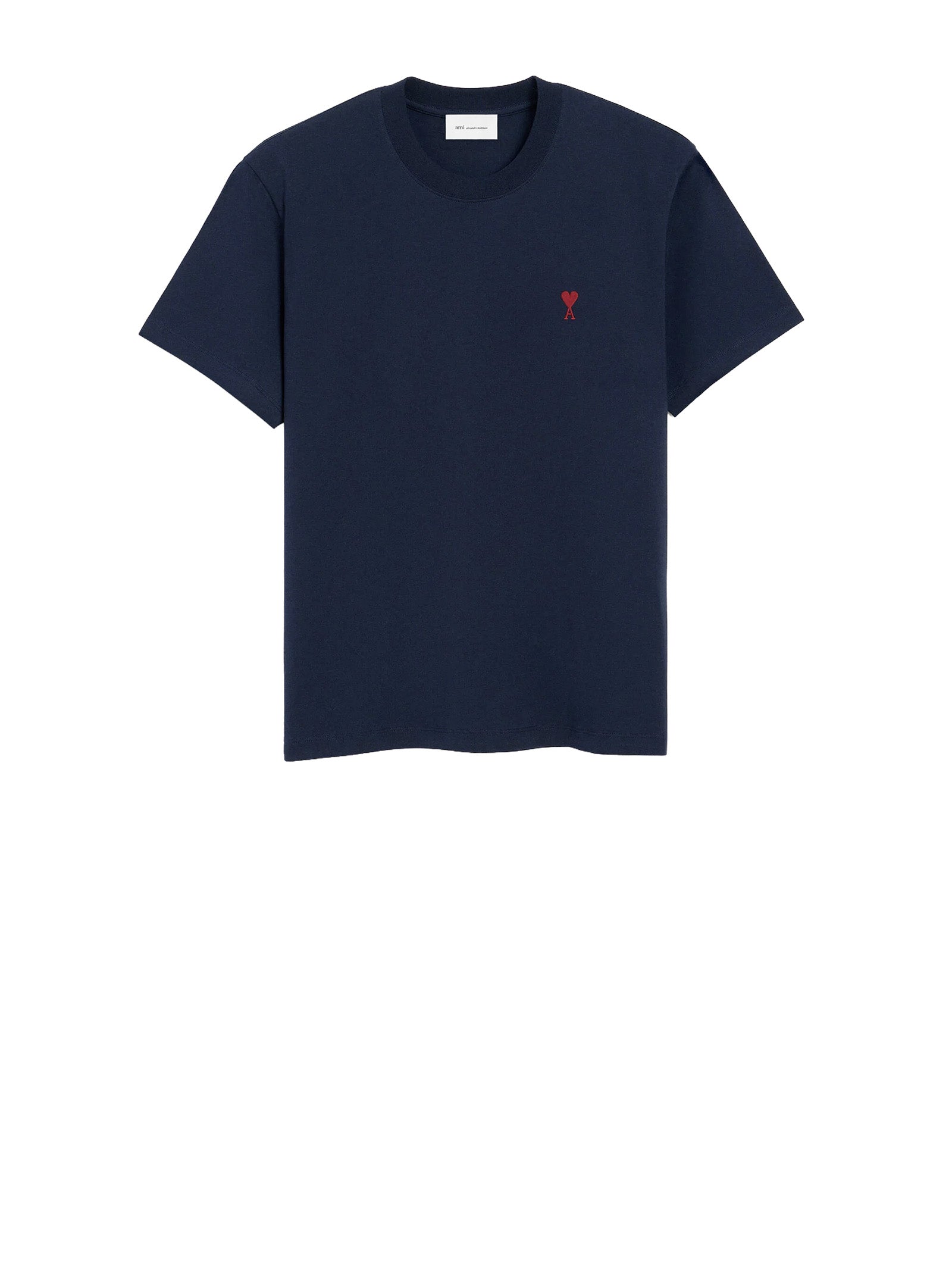 Ami T-shirts and Polos Bleu Nuit Main Material : Cotton