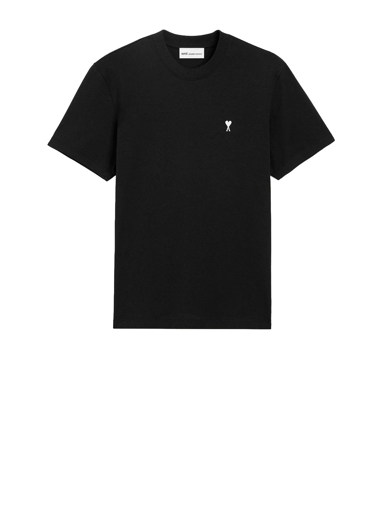 Ami T-shirts and Polos Noir Blanc Creme Main Material : Cotton