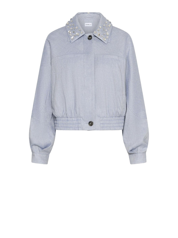 Marella Coats Clear Blue