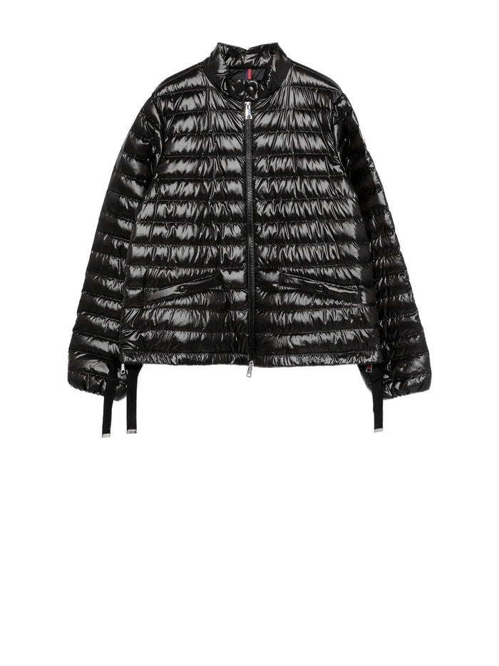 Moncler Coats Black Outer: Polyamide/nylon