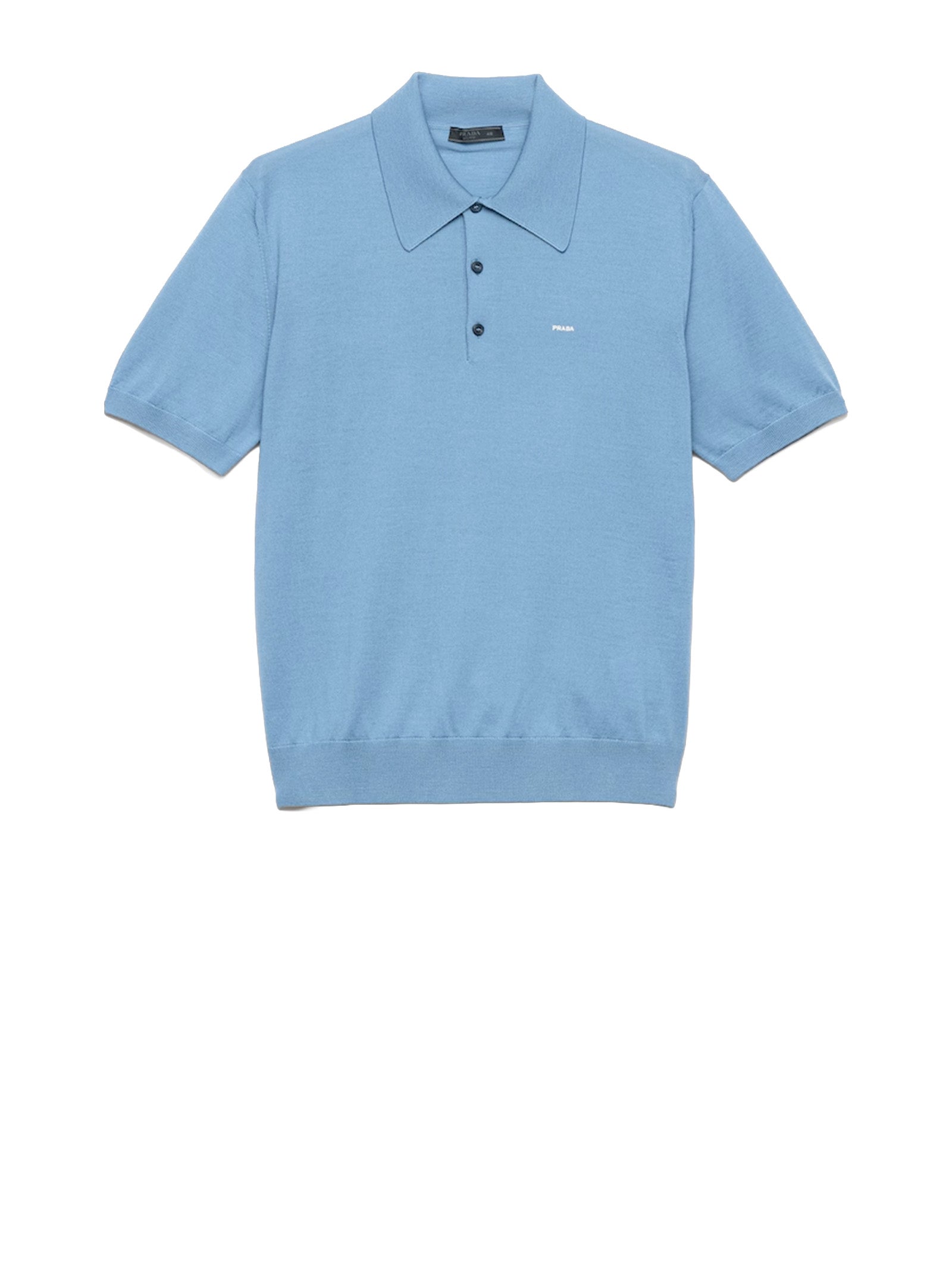 Prada T-shirts and Polos Avion Blue Virgin Wool
