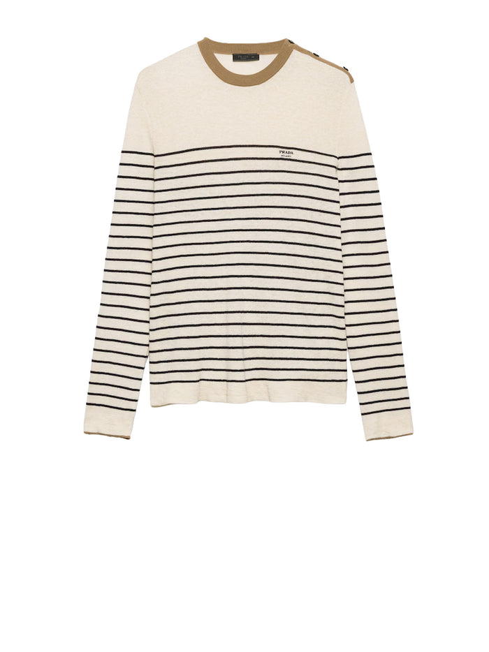 Prada Sweaters Natural Co Li Vw