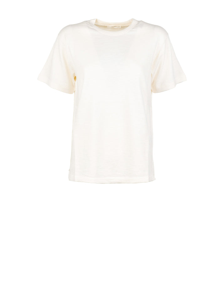 The Row Top Snow Cotton Linen