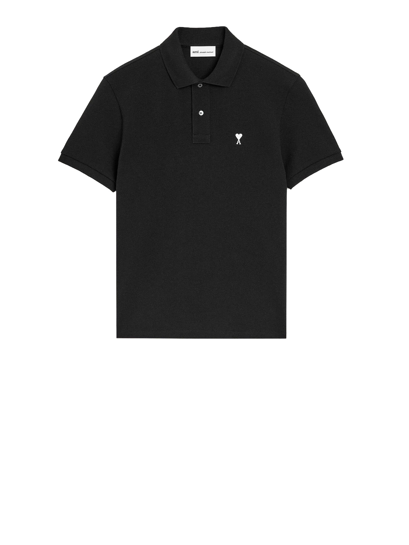 Ami T-shirts and Polos Noir Blanc Creme Main Material : Cotton