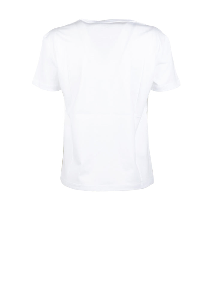 S Max Mara T-shirts and Polos White A Maglia Cotone