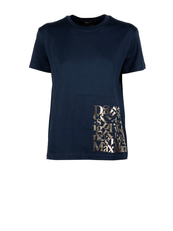 S Max Mara T-shirts and Polos Blumarino A Maglia Cotone