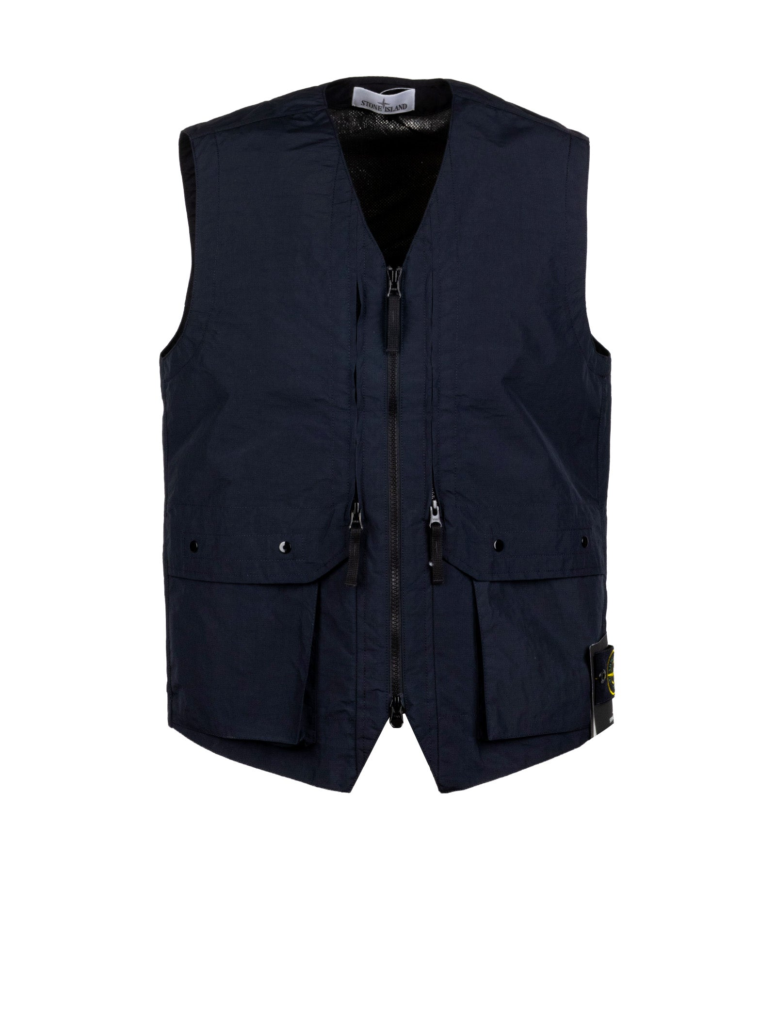 Stone Island Jackets Blue Fibra Poliammidica