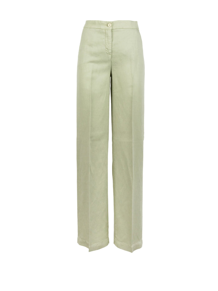 Via Masini 80 Trousers Pistacchio