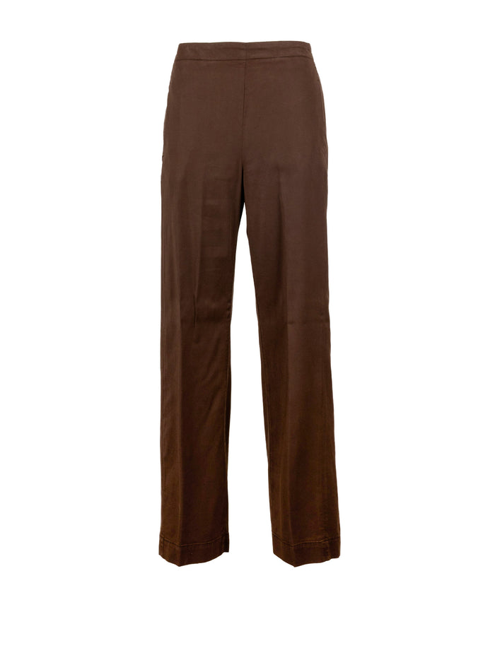 Via Masini 80 Trousers Brown