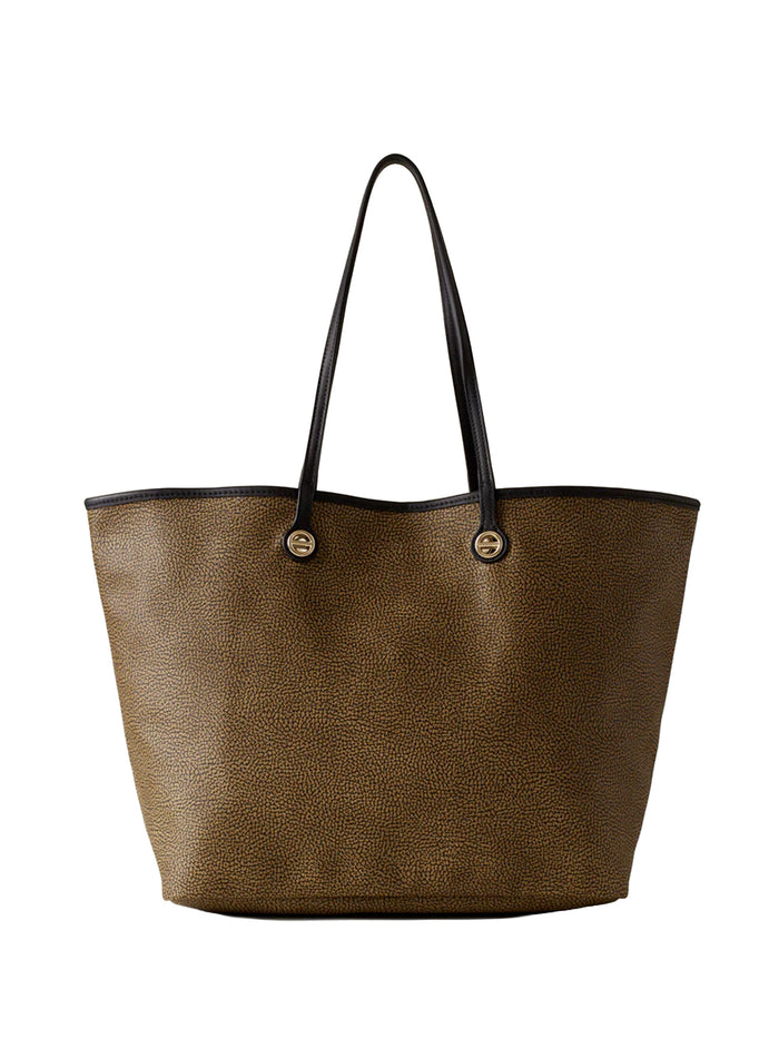 Borbonese Bags Op Naturale/ Nero