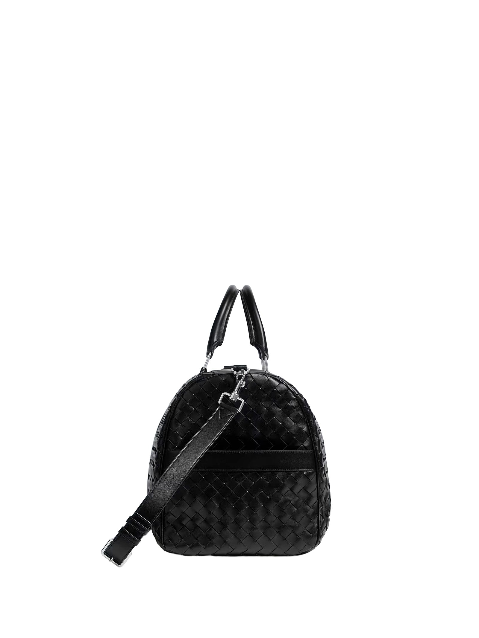 Bottega Veneta Suitcases Black Calf Leather