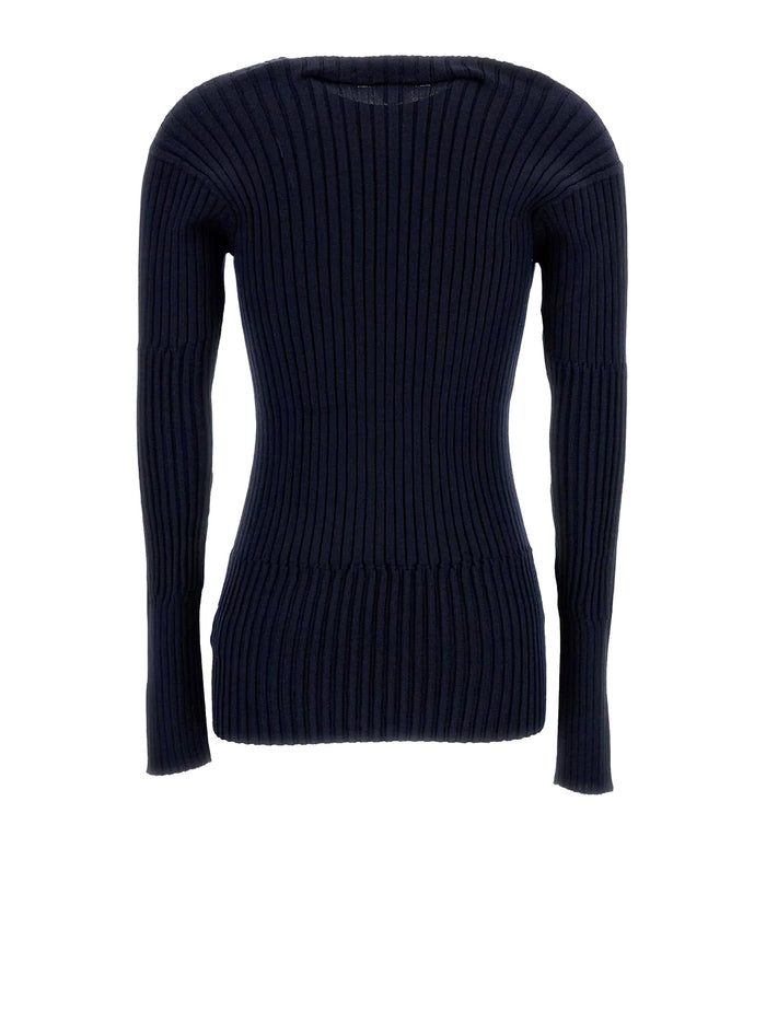 Bottega Veneta Sweaters Blue Cashmere Silk