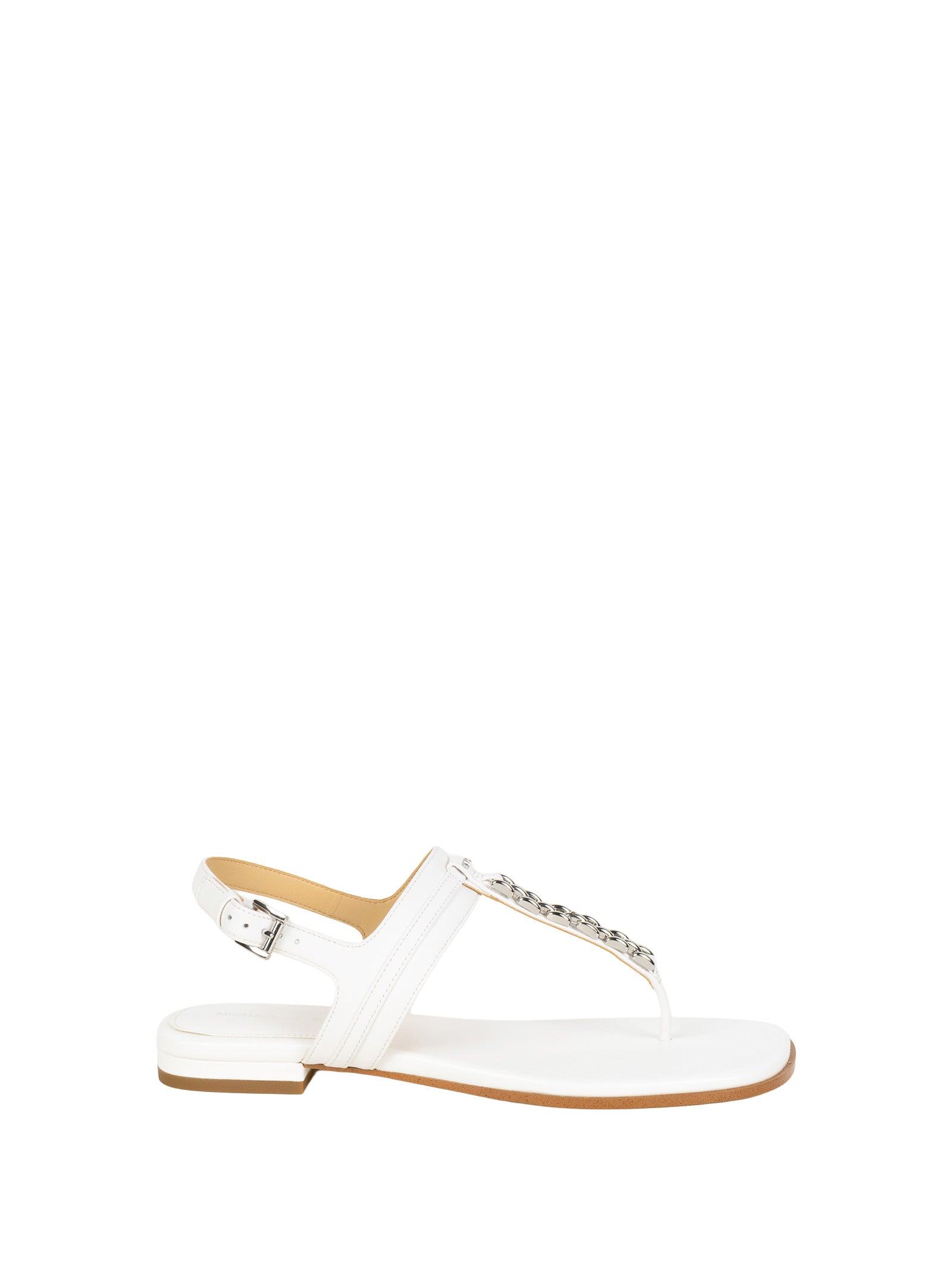 Michael Kors Sandals Optic White Cow Leather