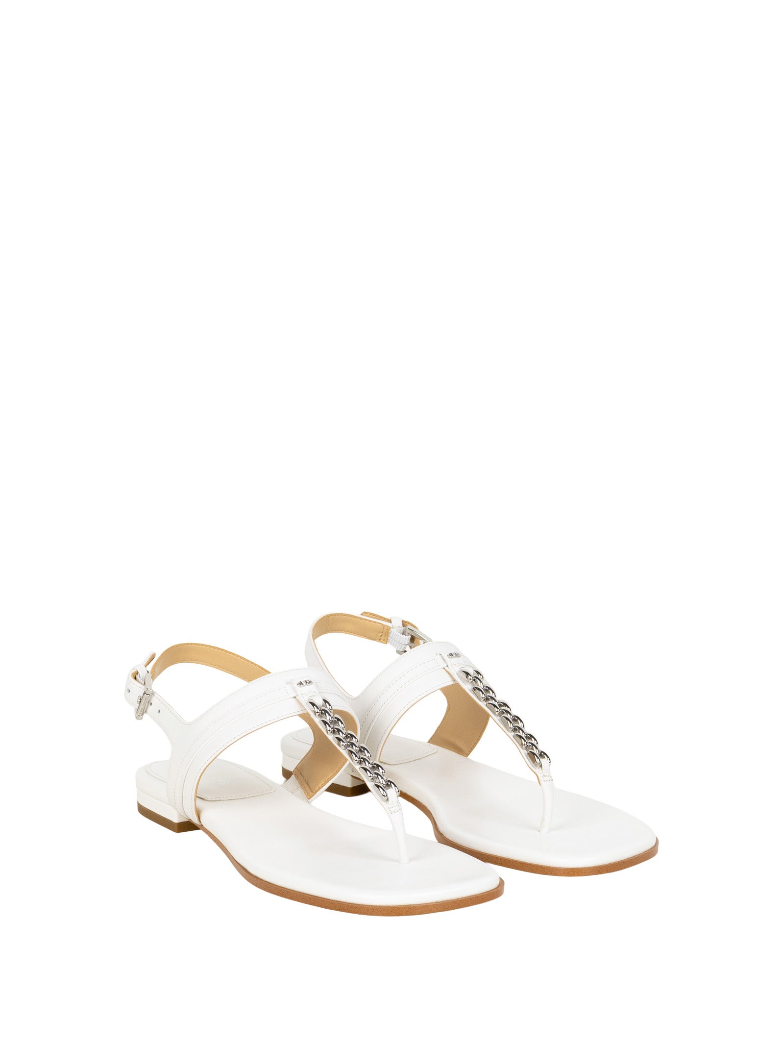 Michael Kors Sandals Optic White Cow Leather
