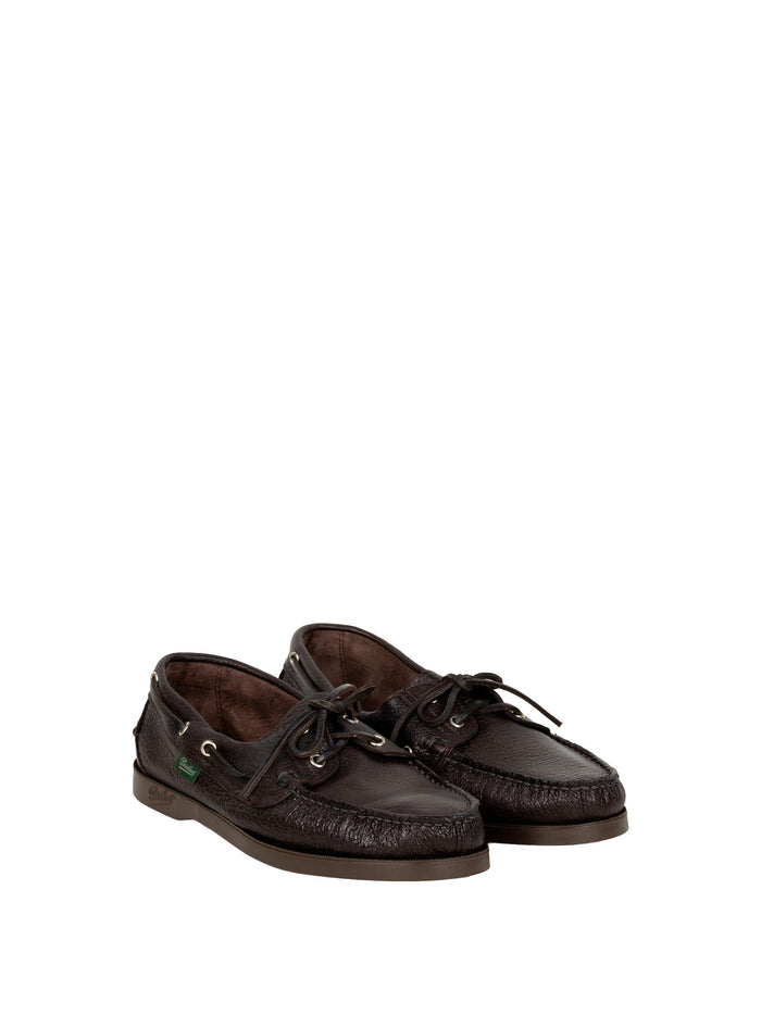 Paraboot Flat Shoes Cerf Marron Deer Leather / Rubber