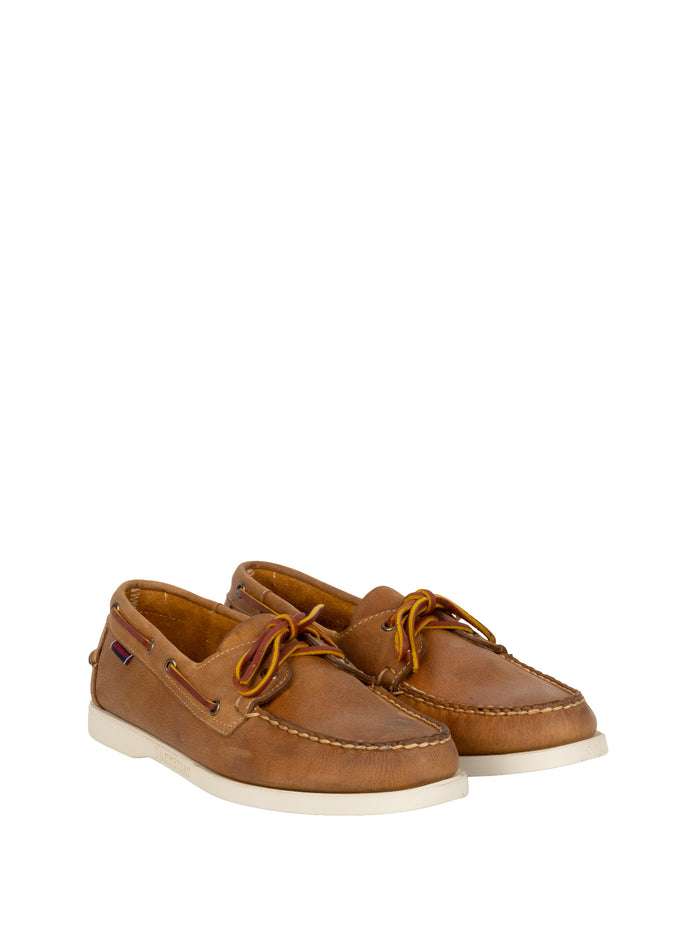Sebago Flat Shoes Brown Tan