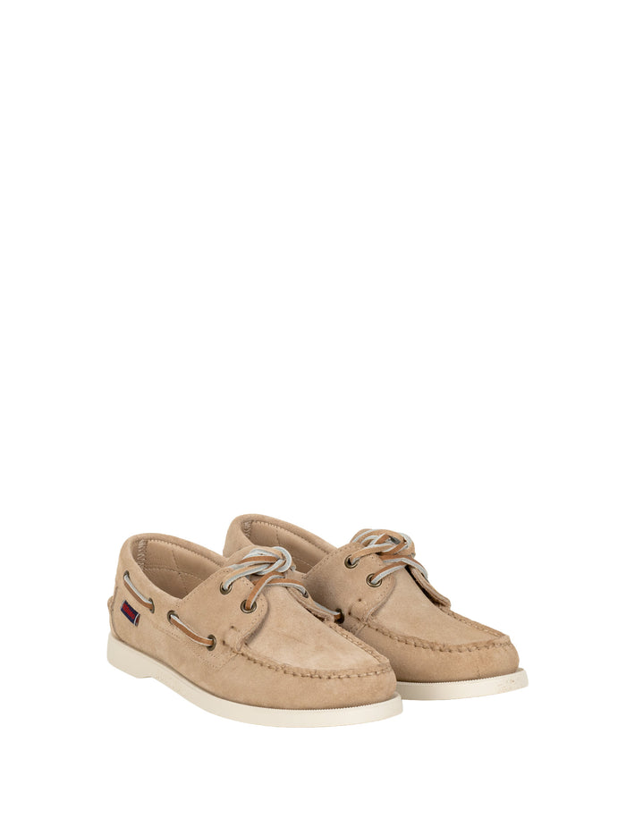 Sebago Flat shoes Brown Taupe Suede Upper
